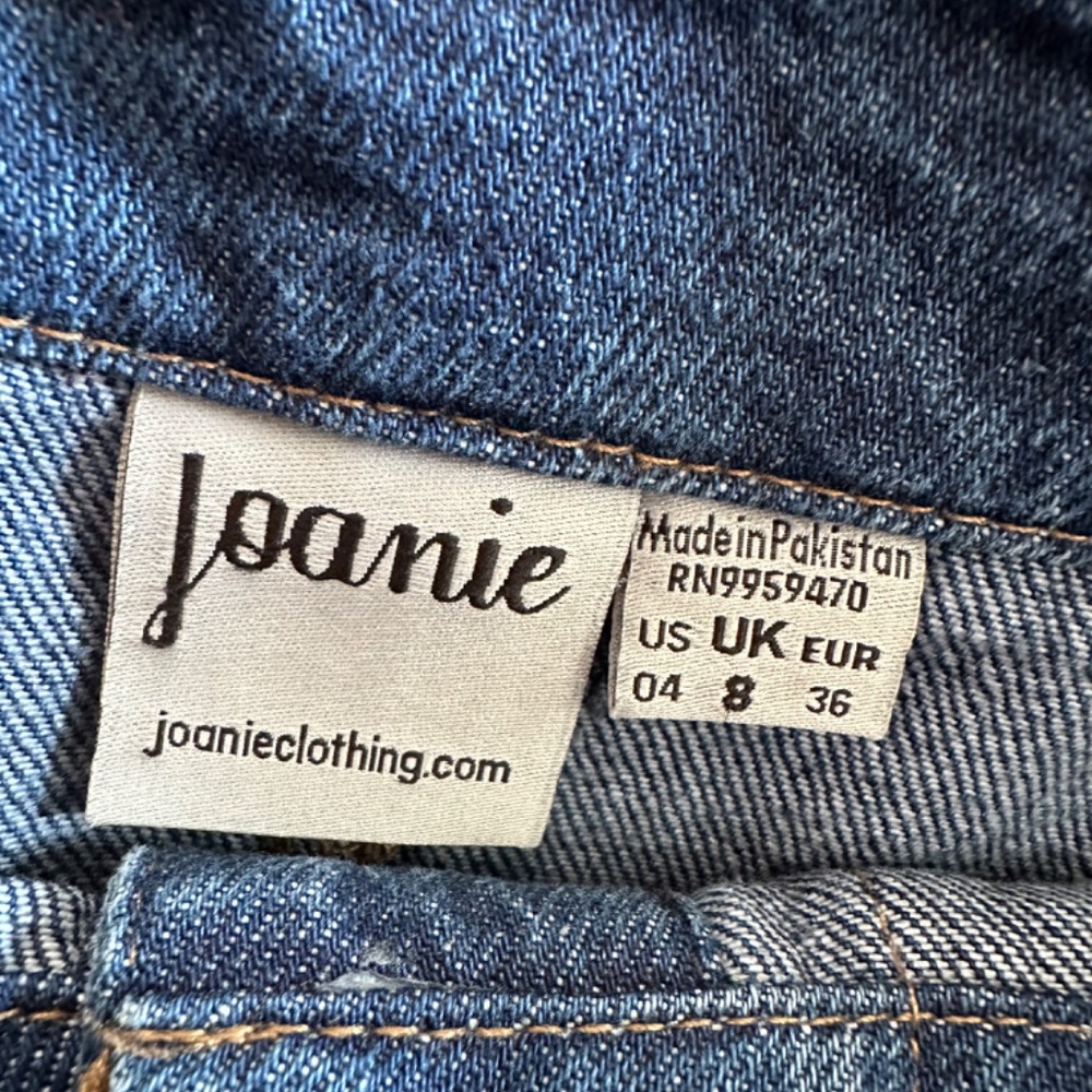 Joanie Clothing scalloped jean skirt size 4 - Picture 3 of 4